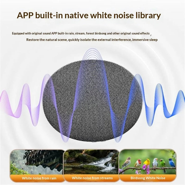 X5PRO Ultra Thin Pillow Disc Sleep Speaker Wireless Bluetooth-Compatible Speaker Bedside Sound Disc - Sapphire - 5