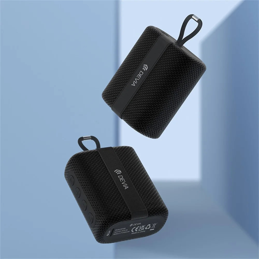 DEVIA EM503 Star Series O-A2 Portable Bluetooth-Compatible Speaker with Lanyard HiFi Sound Speaker - Black - 2