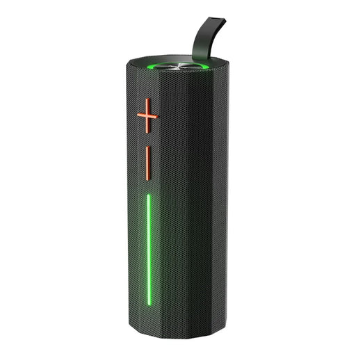 WEKOME WD-12 Fanshin Portable Wireless Speaker Dual Bass Diaphragm RGB Light TWS Stereo Speaker - Black - 1