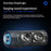 WEKOME WD-12 Fanshin Portable Wireless Speaker Dual Bass Diaphragm RGB Light TWS Stereo Speaker - Black - 3