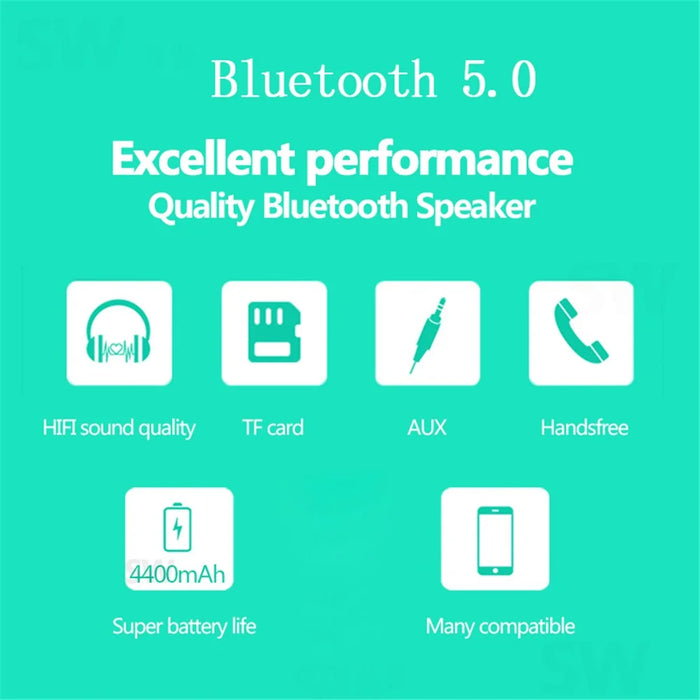 T&G TG187 Wireless Bluetooth-compatible Speaker Waterproof FM TF Stereo Subwoofer with Shoulder Strap (CE Certificated) - Red - 2