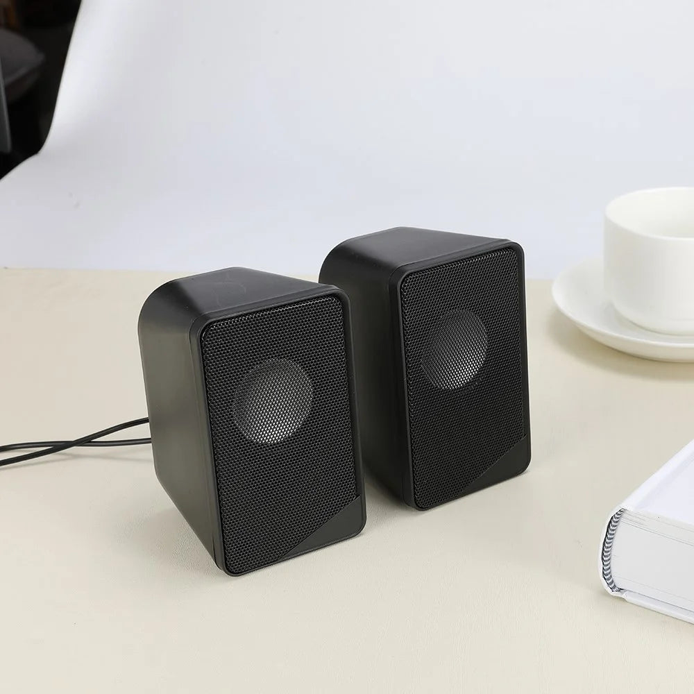 T-WOLF S2 Dual Wired Speaker Heavy Bass Surround Sound System Music Speaker for Desktop and Laptop - 2