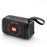 T&G TG193 Sports Bluetooth-compatible Speaker LED Light Wireless Loudspeaker Waterproof Portable Outdoor Subwoofer Boombox (CE Certificated) - Black - 1