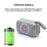 T&G TG193 Sports Bluetooth-compatible Speaker LED Light Wireless Loudspeaker Waterproof Portable Outdoor Subwoofer Boombox (CE Certificated) - Black - 4