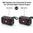 T&G TG193 Sports Bluetooth-compatible Speaker LED Light Wireless Loudspeaker Waterproof Portable Outdoor Subwoofer Boombox (CE Certificated) - Black - 5