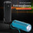 T&G TG635 Bluetooth-compatible Music Subwoofer Waterproof Portable Outdoor Wireless Speaker with LED Flashlight Support TF Card FM Radio Aux Input (CE) - Black - 3