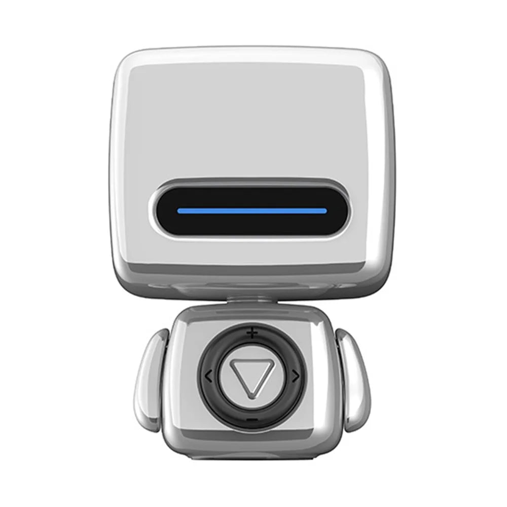 349 Creative Robot Design Portable Wireless Speaker Bluetooth-compatible Stereo Music Subwoofer - Silver - 1