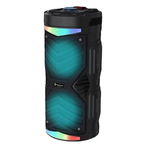 NEWRIXING NRG6601A Portable Karaoke Wireless Bluetooth-compatible Speaker Outdoor 20W High Power Audio Amplifier Support TF Card/AUX/USB/FM Radio - Black - 1