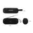 R1 FM Radio Portable Speaker TWS Bluetooth-compatible Bass Sound Subwoofer - Black - 5
