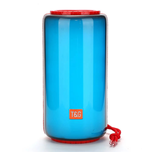 T&G TG639 10W TWS Wireless Bluetooth-compatible Speaker with LED Light Portable Outdoor Music Player Stereo Portable Speaker (CE) - Red - 1