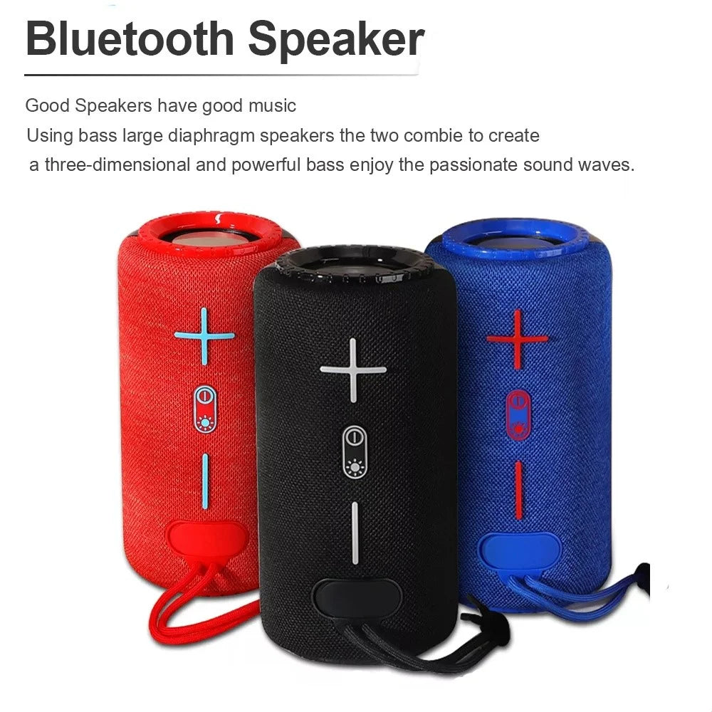 T&G TG639 10W TWS Wireless Bluetooth-compatible Speaker with LED Light Portable Outdoor Music Player Stereo Portable Speaker (CE) - Red - 6