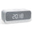 CYBORIS Bluetooth-compatible Speaker 15W Wireless Charger with LED Clock Alarm Function FM Radio Subwoofer - 1