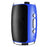 D16 Voice Control FM Radio Bluetooth-compatible Speaker Portable Outdoor Wireless Music Subwoofer Support TF Card / U-disk (without Light) - Blue - 1