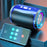 D16 Voice Control FM Radio Bluetooth-compatible Speaker Portable Outdoor Wireless Music Subwoofer Support TF Card / U-disk (without Light) - Blue - 4