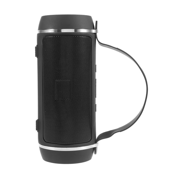 J016 Portable Outdoor Rechargeable Bluetooth-compatible Speaker Wireless Music Subwoofer Support TF Card / U-Disk Playback - Black - 1