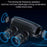 J016 Portable Outdoor Rechargeable Bluetooth-compatible Speaker Wireless Music Subwoofer Support TF Card / U-Disk Playback - Black - 4