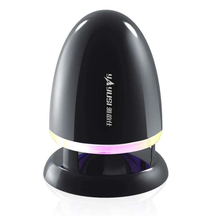 YAYUSI A801 Mini Speaker 3.5mm Audio Speaker with LED Light Non-Slip Wired Sound Amplifier for Desktop - 2