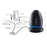 YAYUSI A801 Mini Speaker 3.5mm Audio Speaker with LED Light Non-Slip Wired Sound Amplifier for Desktop - 7