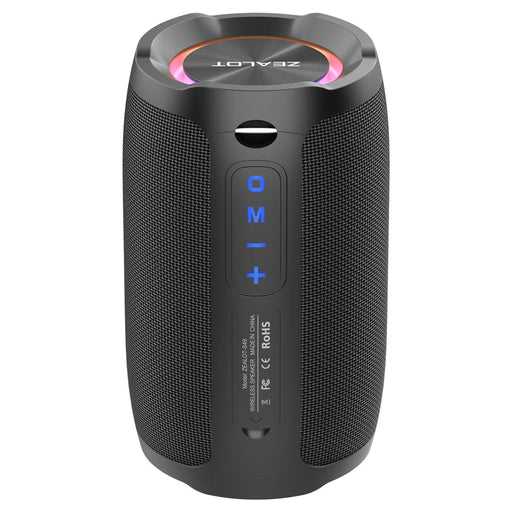 ZEALOT S49 Portable Rechargeable Bluetooth-compatible Speaker 20W Waterproof Heavy Bass Wireless Music Subwoofer - 1