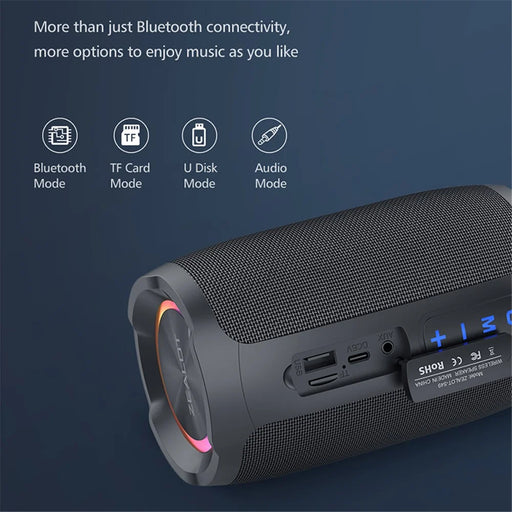 ZEALOT S49 Portable Rechargeable Bluetooth-compatible Speaker 20W Waterproof Heavy Bass Wireless Music Subwoofer - 2