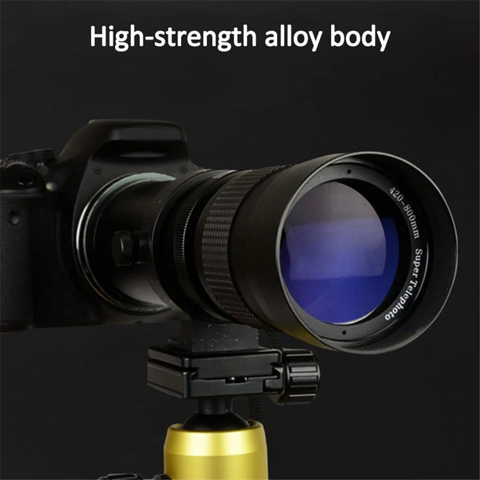 420-800mm F / 8.3-16 Telephoto Lens Camera Zoom Lenses for Canon, Sony, Minolta, Nikon - 4