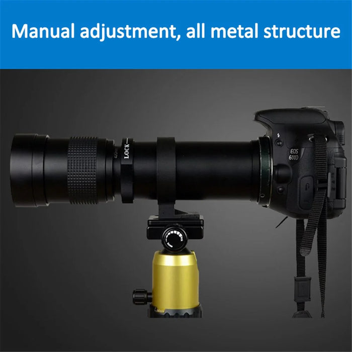 420-800mm F / 8.3-16 Telephoto Lens Camera Zoom Lenses for Canon, Sony, Minolta, Nikon - 5