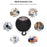 T&G TG337 Portable Speaker Wireless Bluetooth-compatible 3D Stereo Subwoofer Waterproof Outdoor Loudspeaker with Lanyard - Black - 5