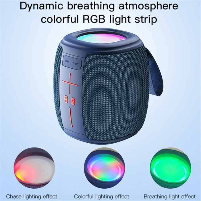 YESIDO YSW14 Portable Wireless Bluetooth-compatible Speaker RGB Light Subwoofer Support TF Card - 6