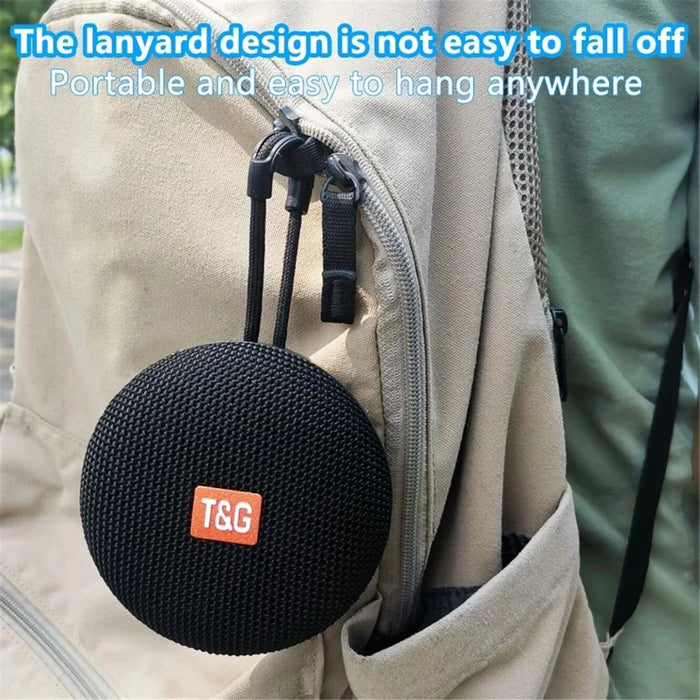 T&G TG352 Portable Rechargeable Bluetooth-compatible Speaker Outdoor Cycling TWS Wireless Stereo Subwoofer - Grey - 4