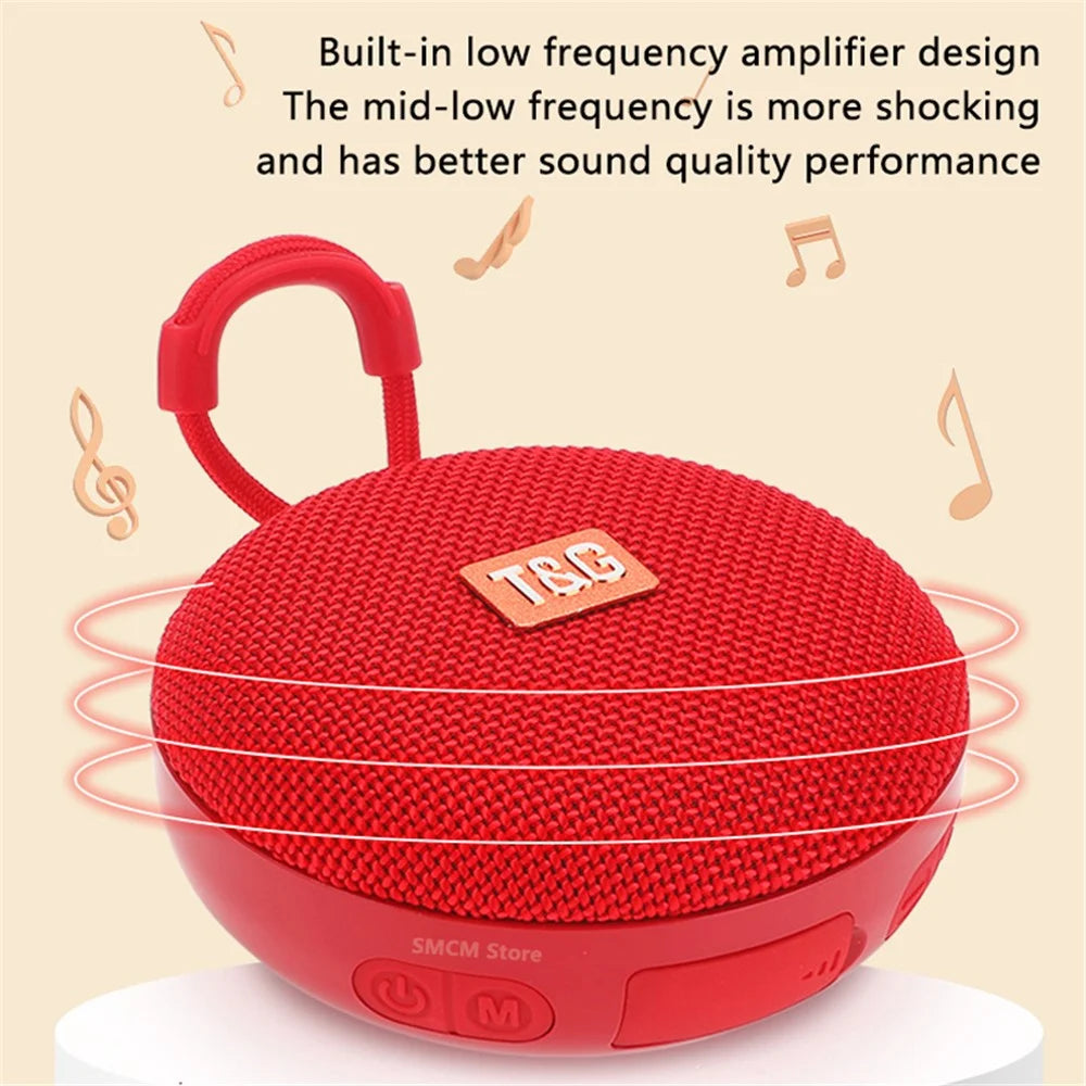 T&G TG352 Portable Rechargeable Bluetooth-compatible Speaker Outdoor Cycling TWS Wireless Stereo Subwoofer - Grey - 6