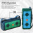 T&G TG345 Portable Rechargeable Bluetooth-compatible Speaker Outdoor Breathing Light Wireless Stereo Subwoofer - Blue - 4