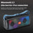 T&G TG345 Portable Rechargeable Bluetooth-compatible Speaker Outdoor Breathing Light Wireless Stereo Subwoofer - Blue - 5