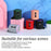 T&G TG373 LED Breathing Light Portable Bluetooth-compatible Speaker Outdoor Wireless Stereo Subwoofer - Black - 5