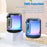 T&G TG376 RGB LED Breathing Light Rechargeable Bluetooth-compatible Speaker Portable Wireless Stereo Subwoofer - Grey - 4