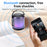 T&G TG376 RGB LED Breathing Light Rechargeable Bluetooth-compatible Speaker Portable Wireless Stereo Subwoofer - Grey - 5