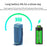 T&G TG375 Wireless Bluetooth-compatible Speaker Portable Sound Column with RGB Lighting TWS Stereo Subwoofer Boom Box - Blackish Green - 4