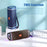 T&G TG375 Wireless Bluetooth-compatible Speaker Portable Sound Column with RGB Lighting TWS Stereo Subwoofer Boom Box - Blackish Green - 6