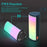 T&G TG357 Portable Wireless Bluetooth-compatible Speaker Outdoor TWS Stereo Subwoofer with RGB Light - Red - 4