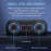 CYBORIS S2 IPX6 Waterproof Outdoor Loudspeaker Portable Wireless Bluetooth-compatible Speaker - Blue - 3