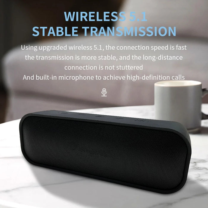 CYBORIS S2 IPX6 Waterproof Outdoor Loudspeaker Portable Wireless Bluetooth-compatible Speaker - Blue - 5
