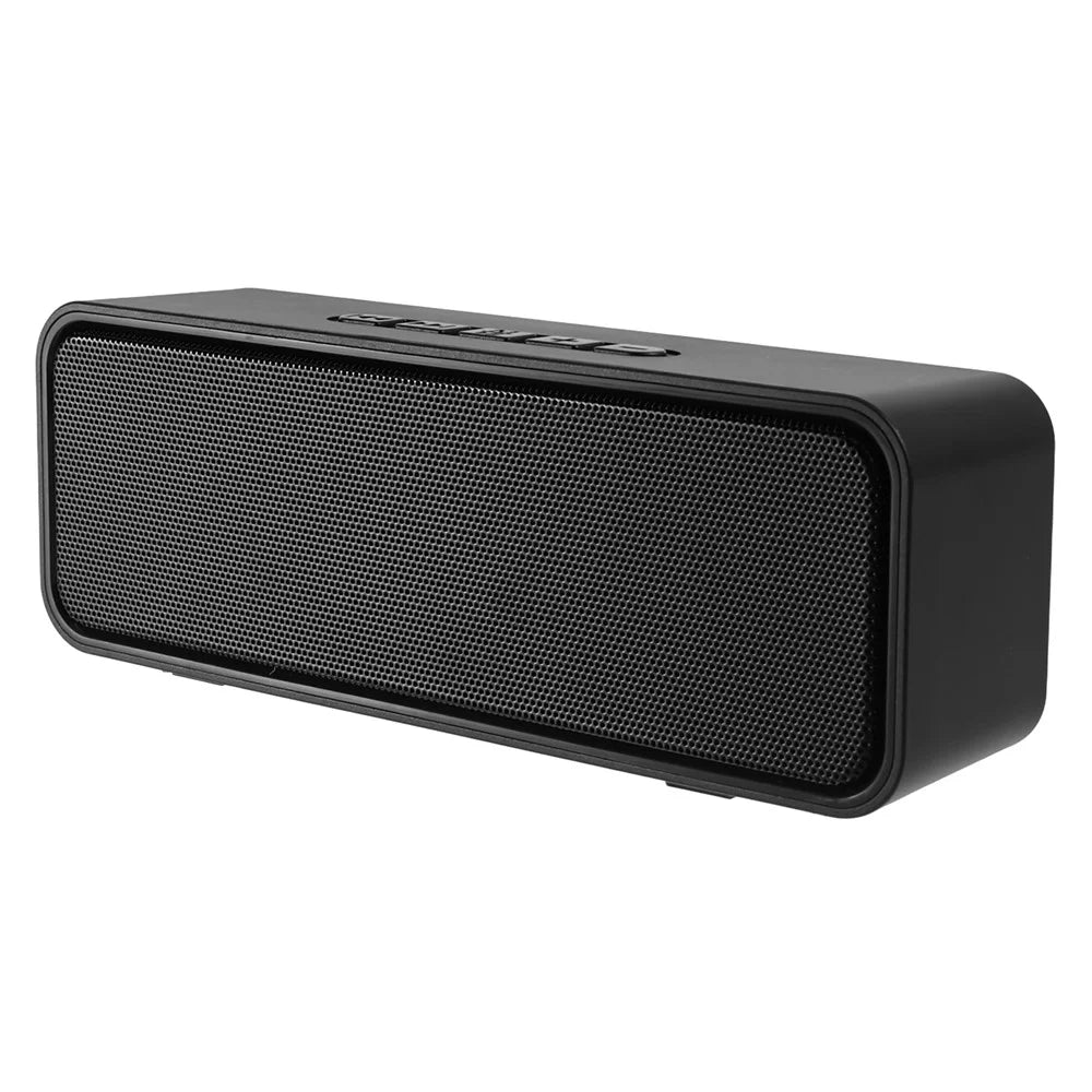 Outdoor Multi-Function Bluetooth-compatible Speaker TWS FM Radio Loudspeaker Support TF Card U-Disk AUX - Black - 1