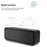 Outdoor Multi-Function Bluetooth-compatible Speaker TWS FM Radio Loudspeaker Support TF Card U-Disk AUX - Black - 2