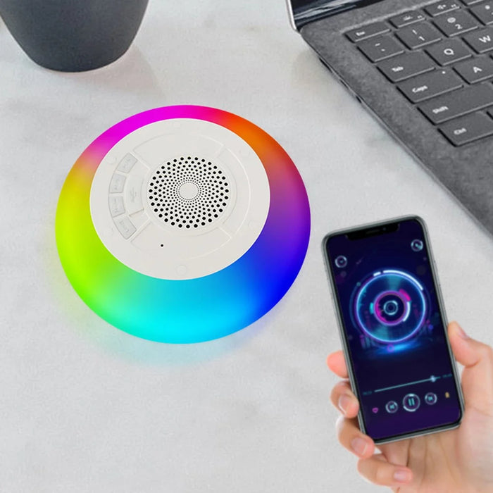 MC-109 Portable RGB Light Bluetooth-compatible Speaker Stereo Sound IPX7 Waterproof Floating Wireless Speaker - 7