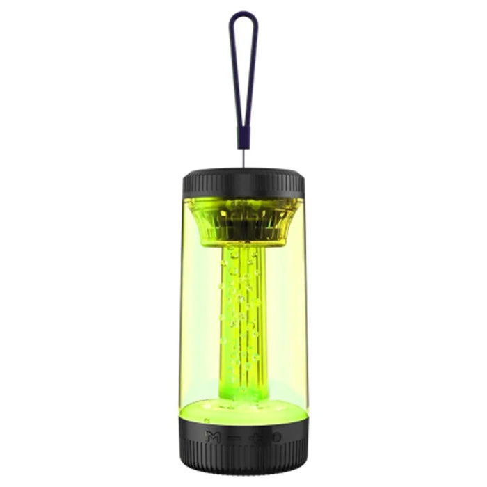 Z15 Outdoor Wireless Bluetooth-compatible Speaker Colorful Light Effect Portable Speaker Support FM, TF Card / USB Flash - Black - 1