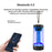Z15 Outdoor Wireless Bluetooth-compatible Speaker Colorful Light Effect Portable Speaker Support FM, TF Card / USB Flash - Black - 2