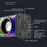 V8 Transparent Mecha Music Speaker Bluetooth-compatible 5.0 Wireless Subwoofer with RGB Light - Black - 7