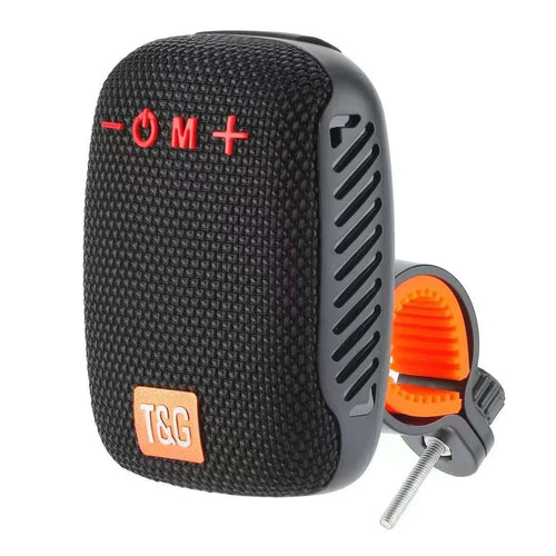 T&G TG-392 Portable Wireless Speaker IPX5 Waterproof Outdoor Bike TWS Bluetooth-compatible Speaker - Black - 1