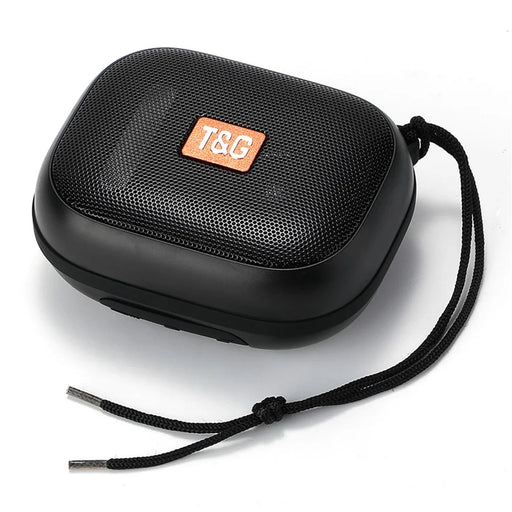 T&G TG-394 TWS Wireless Bluetooth-compatible Speaker IPX7 Water Resistant Portable Speaker with Strap for Outdoor Cycling - Black - 1