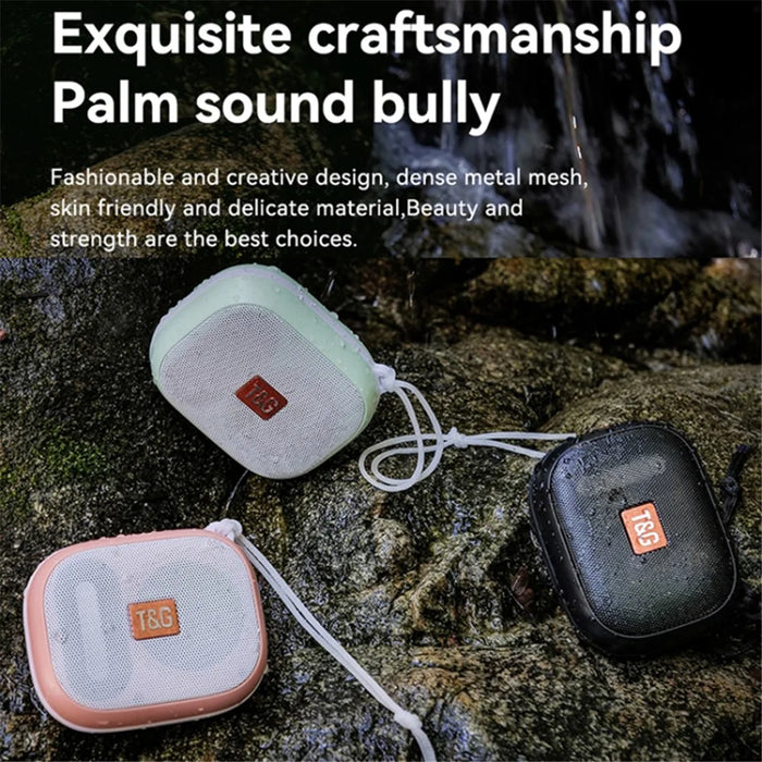 T&G TG-394 TWS Wireless Bluetooth-compatible Speaker IPX7 Water Resistant Portable Speaker with Strap for Outdoor Cycling - Black - 2