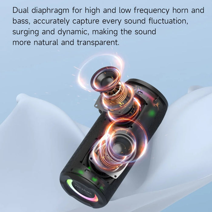 ZEALOT S51Pro 40W Bluetooth-compatible Speaker IPX5 Waterproof 3D Stereo Bass Portable Speaker with Lanyard - 3